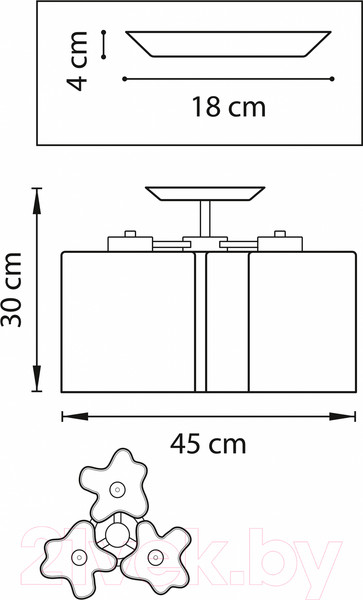 Изображение товара Люстра Lightstar Nubi 802030
