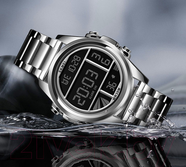 Изображение товара Часы наручные унисекс Skmei 1448-1 (серебристый)