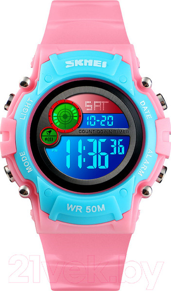 Изображение товара Часы наручные детские Skmei 1477-5 (розовый/синий)