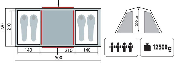 Изображение товара Палатка Tramp Brest 4 V2 / TRT-82