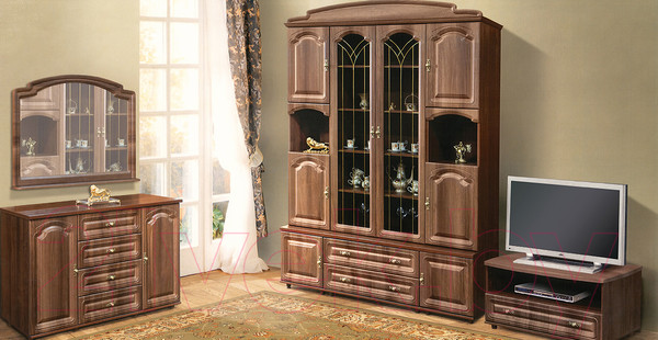 Изображение товара Тумба Мебель-Неман Романтика ВК-09-06 (орех темный)