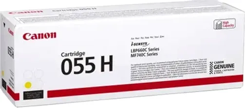 Изображение товара Картридж Canon 055HY (3017C002/004) (желтый)