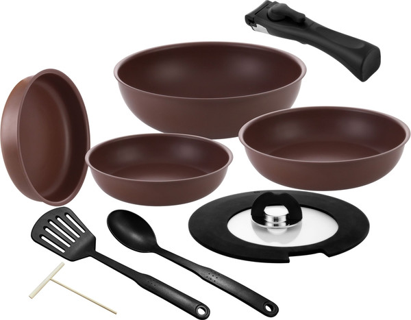 Изображение товара Набор сковородок Pomi d'Oro P640570 (со съемной ручкой)