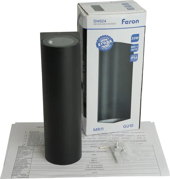Изображение товара Бра уличное Feron DH024 / 51311 (черный)
