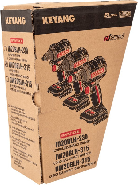 Изображение товара Аккумуляторный гайковерт KEYANG IW20BLH-315 (Bare)