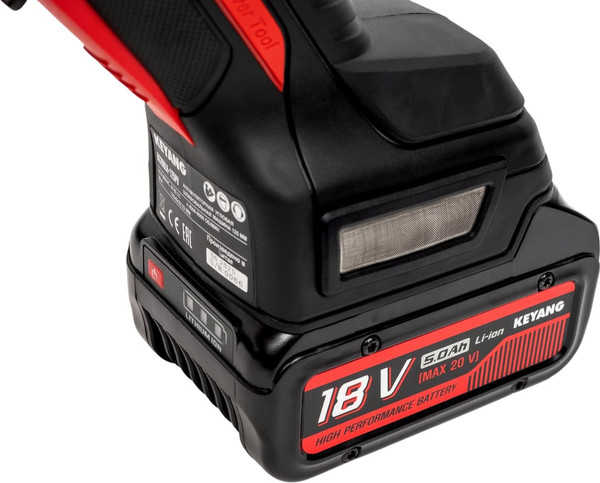 Изображение товара Угловая шлифовальная машина KEYANG DG20BLH-125PV (Set)