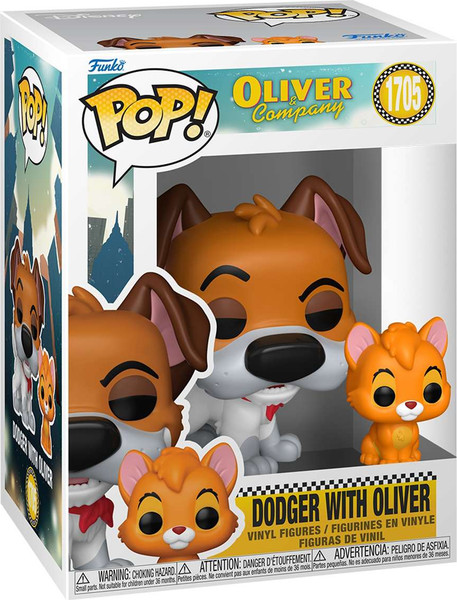 Набор фигурок коллекционных Funko POP! Oliver And Company. Dodger With Oliver w/Chase / Fun90329 — фото 6