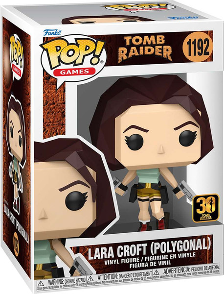 Фигурка коллекционная Funko POP! Games. Tomb Raider. Lara Croft Polygonal / Fun90841 — фото 6
