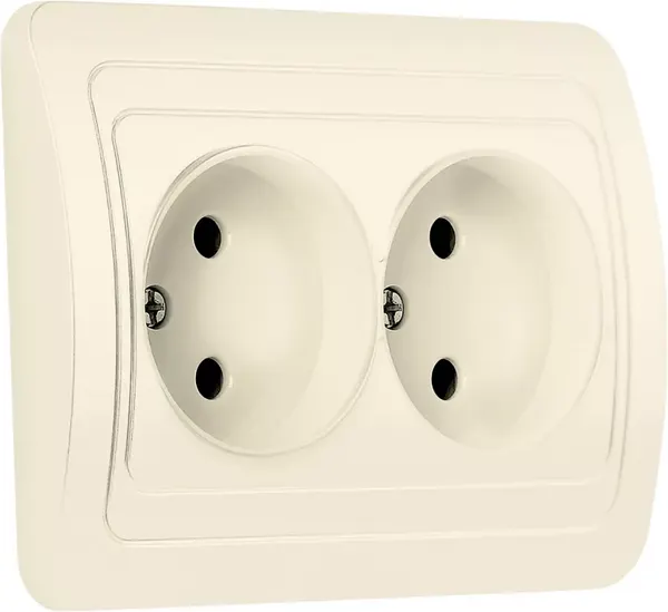 Изображение товара Розетка SmartBuy Марс / SBE-02i-10-S2-N-c (бежевый)