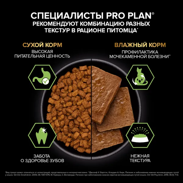 Изображение товара Влажный корм для кошек Pro Plan от 7 лет Паштет с индейкой (75г)