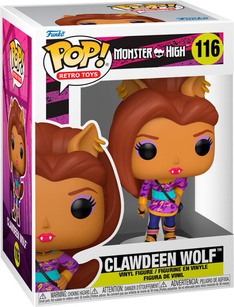 Фигурка коллекционная Funko POP! Retro Toys Monster High. Clawdeen Wolf / Fun67428 — фото 6