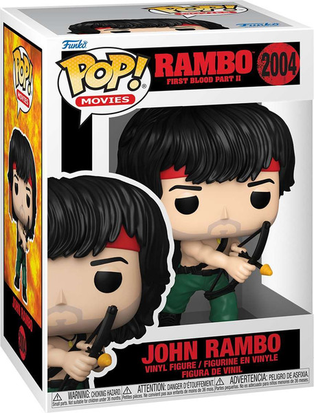 Фигурка коллекционная Funko POP! Movies. Rambo First Blood 2. John Rambo w/Bow / Fun90362 — фото 6
