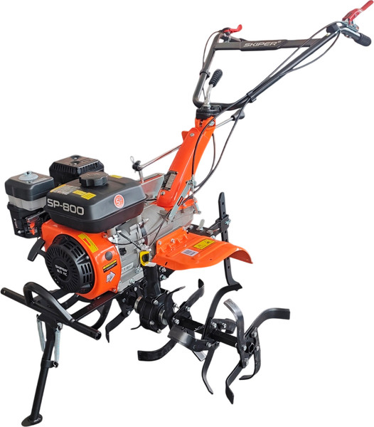 Изображение товара Мотокультиватор бензиновый Skiper SP-800 + колеса 6.00-12 (комплект)