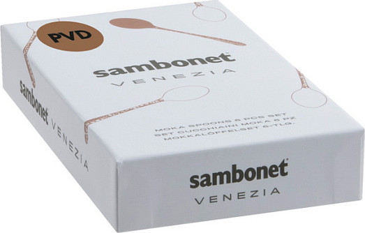 Набор кофейных ложек Sambonet Venezia Gold / 52765GA7 (6шт) — фото 6