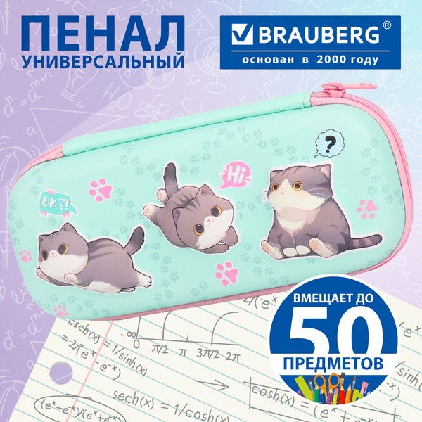 Изображение товара Пенал Brauberg Милые коты / 274604