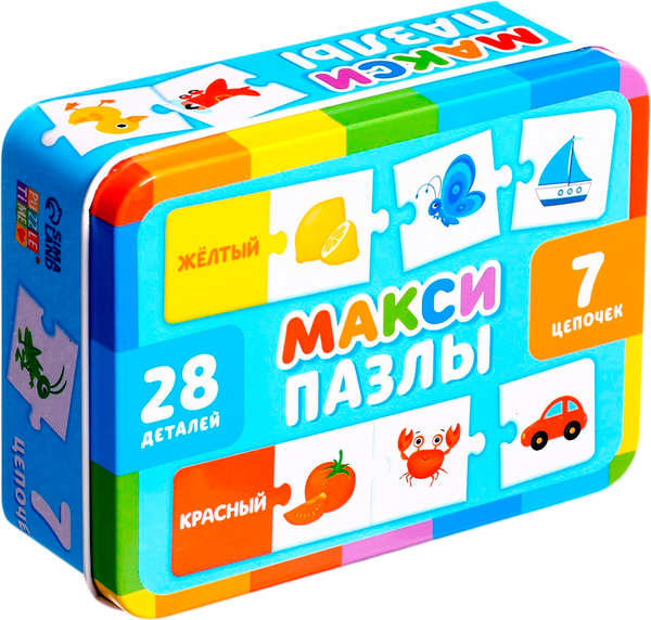 Изображение товара Развивающая игра Puzzle Time Изучаем цвета / 9454942