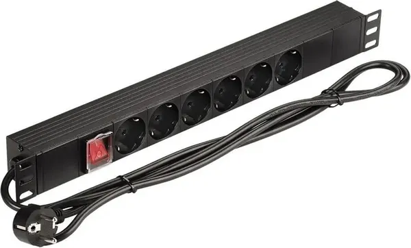 Изображение товара Распределитель питания Lanmaster NM-PD16A-6XSH+S-2.0