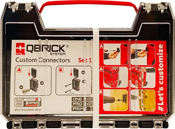 Изображение товара Адаптер соединительный для ящиков QBrick System Коннекторы-держатели Custom Connectors Set 1 / Z258551PG001