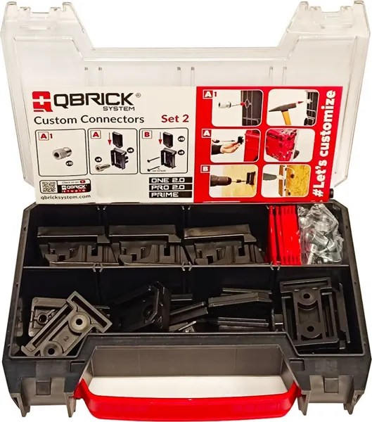 Изображение товара Адаптер соединительный для ящиков QBrick System Коннекторы-держатели Custom Connectors Set 2 / Z258933PG001