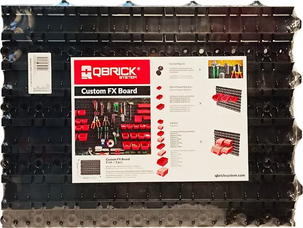 Изображение товара Держатель для инструмента QBrick System Набор настенных панелей Custom FX Board / Z262169PG001 (2шт)