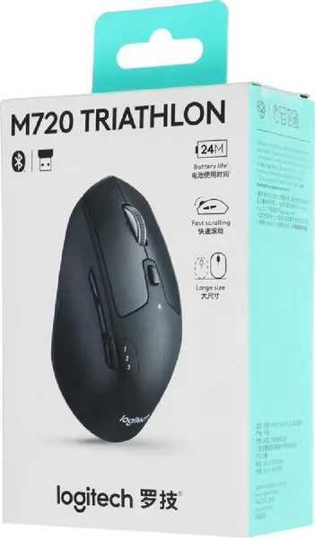 Изображение товара Мышь Logitech M720 Triathlon / 910-004794 (черный)
