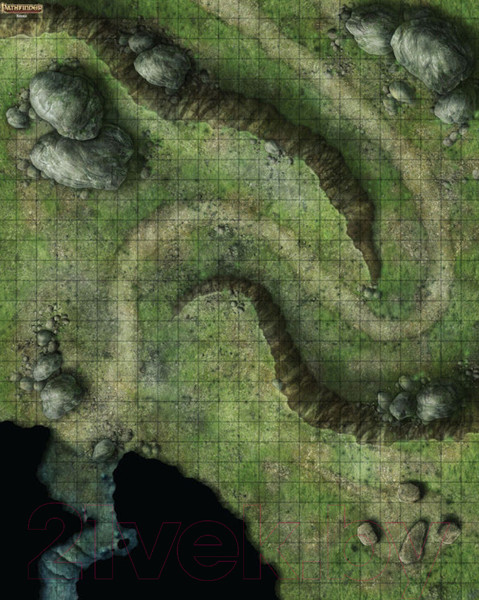 Изображение товара Игровое поле для настольной игры Мир Хобби Pathfinder. Холмы