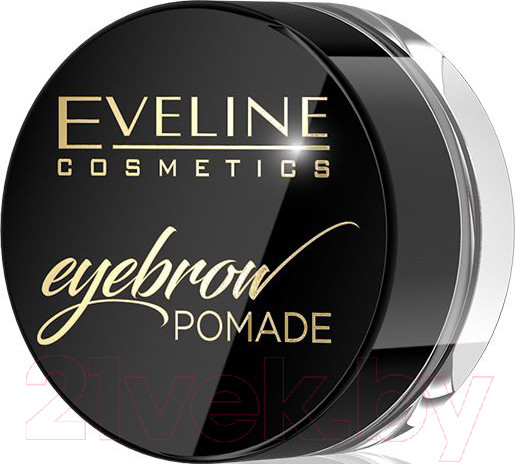 Изображение товара Помада для бровей Eveline Cosmetics Eyebrow Pomade тон Dark Brown (4г)