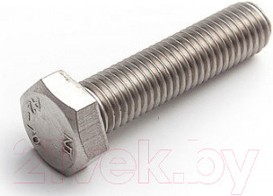 Изображение товара Болт ЕКТ С шестигранной головкой M5х25 DIN933 / B008356 (30шт, нержавеющая сталь)