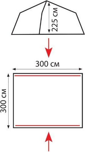 Изображение товара Туристический шатер Tramp Bungalow LUX Green V2 / TRT-85
