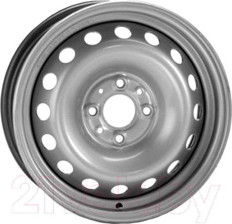 Изображение товара Штампованный диск Trebl 8135T 15x6" 4x100мм DIA 56.1мм ET 45мм Silver