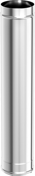 Труба дымохода Везувий 430 0.5мм д.150 L-1м — фото 3