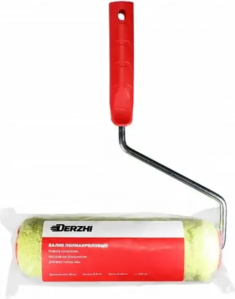 Изображение товара Валик малярный DERZHI Мастер 48х240мм / 8201-824