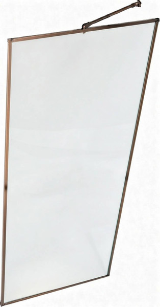 Душевая стенка MaybahGlass 109x195 / MGD-834-2 (прозрачное стекло/бронза) — фото 3