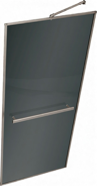 Душевая стенка MaybahGlass 109x195 / MGD-849-5 (графитовое стекло/хром матовый) — фото 3