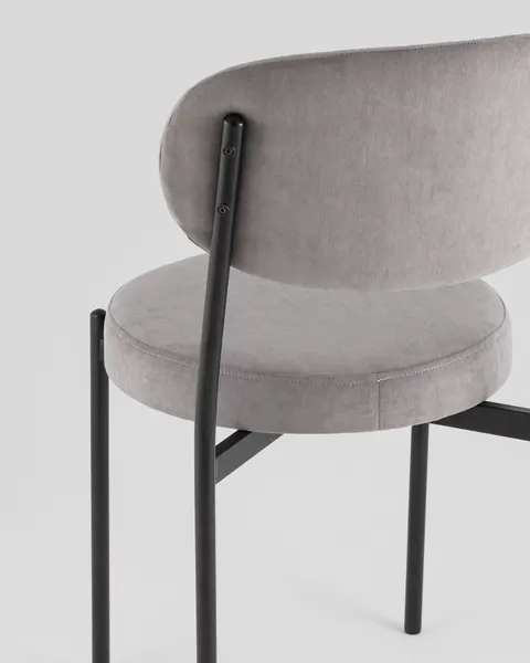 Изображение товара Стул Stool Group Бриф Original N / SG003-bmm-C082 (велюр серый)