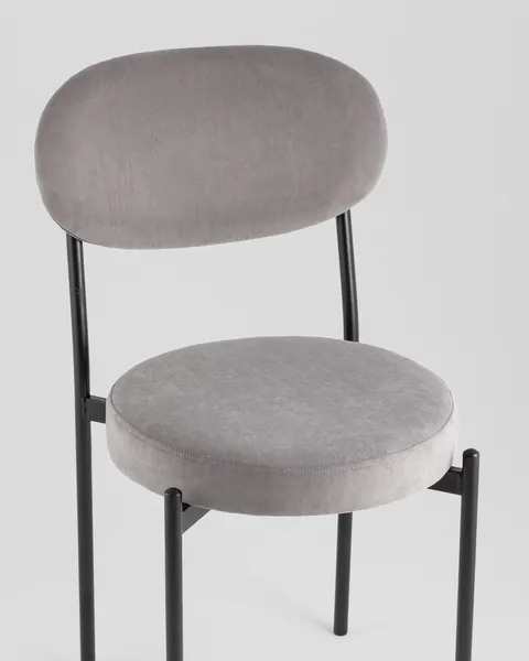 Изображение товара Стул Stool Group Бриф Original N / SG003-bmm-C082 (велюр серый)