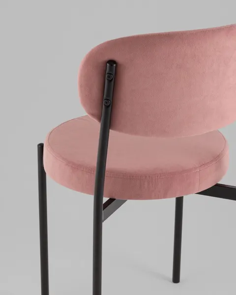 Изображение товара Стул Stool Group Бриф Original N / SG003-bmm-C062 (велюр пыльно-розовый)