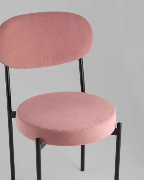 Изображение товара Стул Stool Group Бриф Original N / SG003-bmm-C062 (велюр пыльно-розовый)