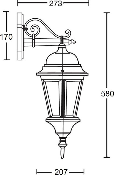 Бра уличное Oasis Light Astoria 2 91402L 02 cover Gw — фото 6