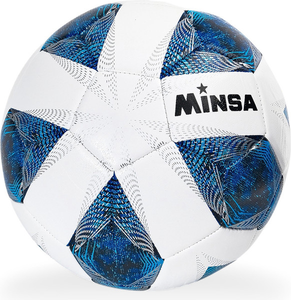 Изображение товара Футбольный мяч Minsa 10971374 (р.5, синий)