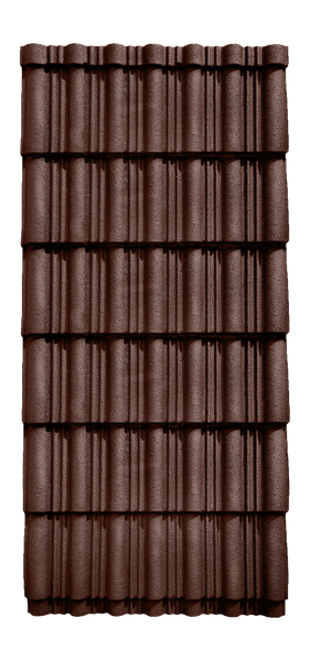 Лист кровельный SLAVDAH Полимерный 2200x1050x3 2.31м.кв. (шоколадно-коричневый) — фото 5