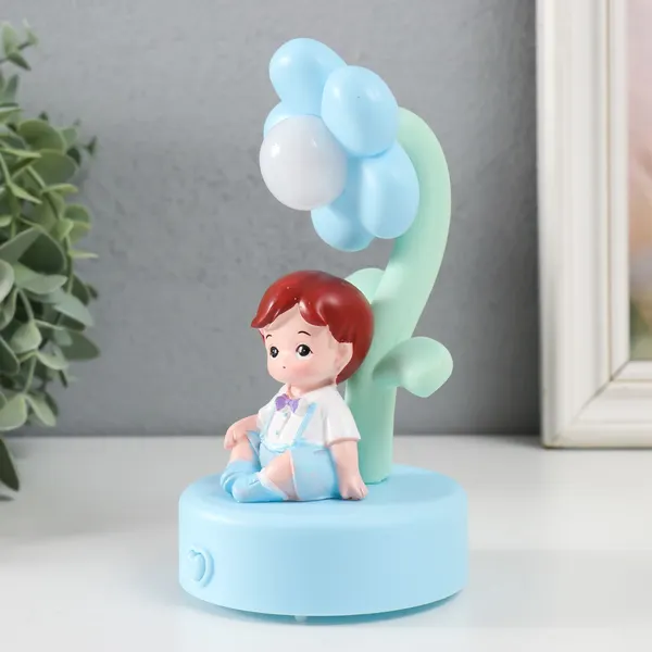 Изображение товара Статуэтка Sima-Land Малыш или Малышка у цветка / 9836849
