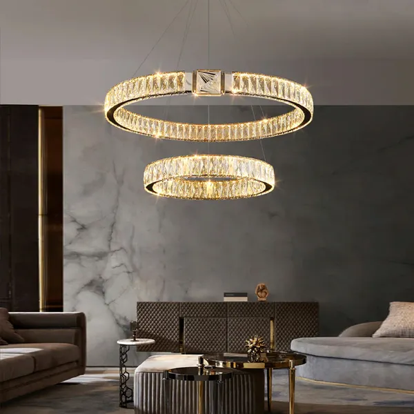 Изображение товара Потолочный светильник DeLight Collection D8010P/2R/D600+400 (золото)