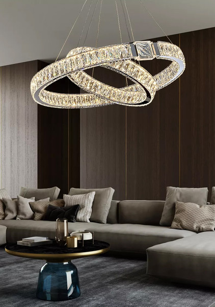 Изображение товара Потолочный светильник DeLight Collection D8010P/2R/D800+600 (серебристый)