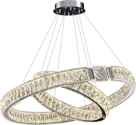 Изображение товара Потолочный светильник DeLight Collection D8010P/2R/D800+600 (серебристый)
