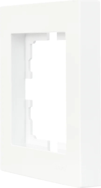 Изображение товара Розетка с рамкой Lezard Vesna 742-0288-122B с заземлением + 742-0200-146 (белый/белый)