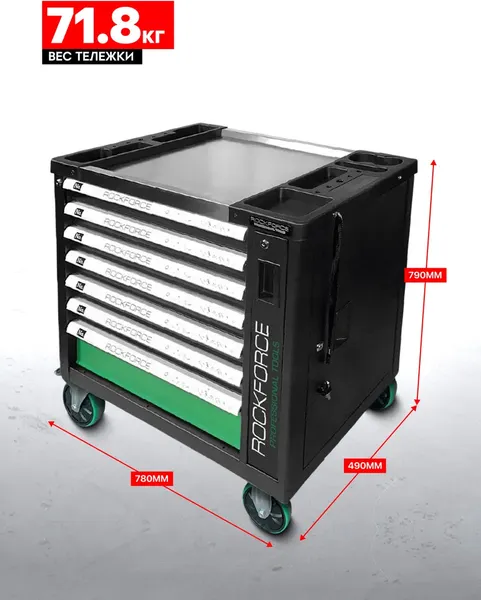Изображение товара Тележка инструментальная RockForce RF-55306 (60399)