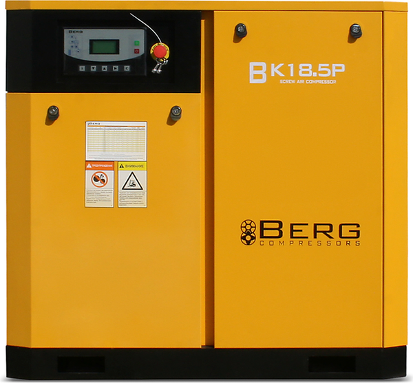Изображение товара Винтовой компрессор BERG ВК-18.5P (8 бар, IP23)