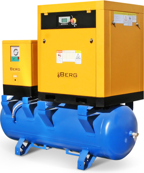 Изображение товара Винтовой компрессор BERG ВК-22РО-500 (8 бар, IP55)