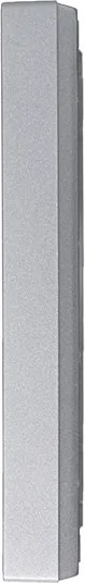 Изображение товара Розетка с рамкой Systeme (Schneider) Electric AtlasDesign ATN000345 + ATN000301 (алюминий/алюминий)